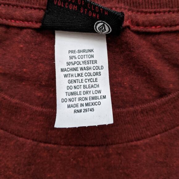 Volcom Men's T-shirt Sz L - Picture 4 of 4